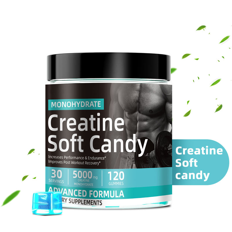 Premium Creatine Gummies in natural fruit flavors for daily supplementation