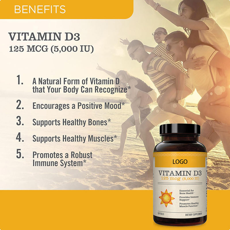 Sustainable high-capacity packaging for premium Vitamin D3 liquid softgels