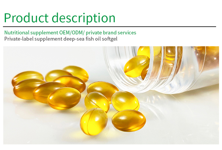 Translucent golden fish oil softgels showcasing exceptional purity and deep-sea sourcing