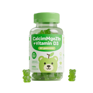 Kids Calcium Magnesium Zinc Vitamin D3 Gummies Support Bone Growth Improve Sleep Boost Immunity Healthy Nutritional Supplement