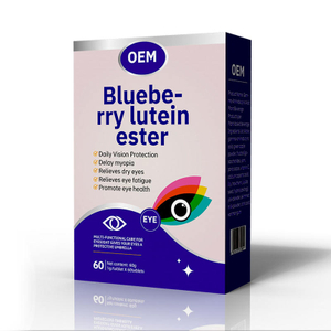 Blueberry Lutein Tablets with Lutein Esters & Zeaxanthin Protect Vision Relieve Eye Fatigue Support Eye Health