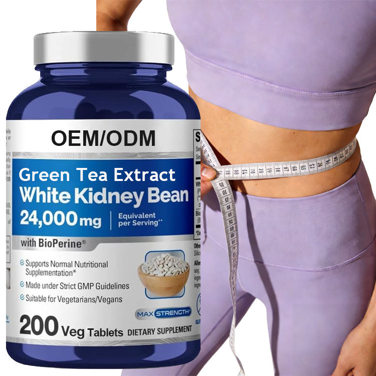 White Kidney Bean Blocking Tablets for natural carbohydrate management and metabolic support