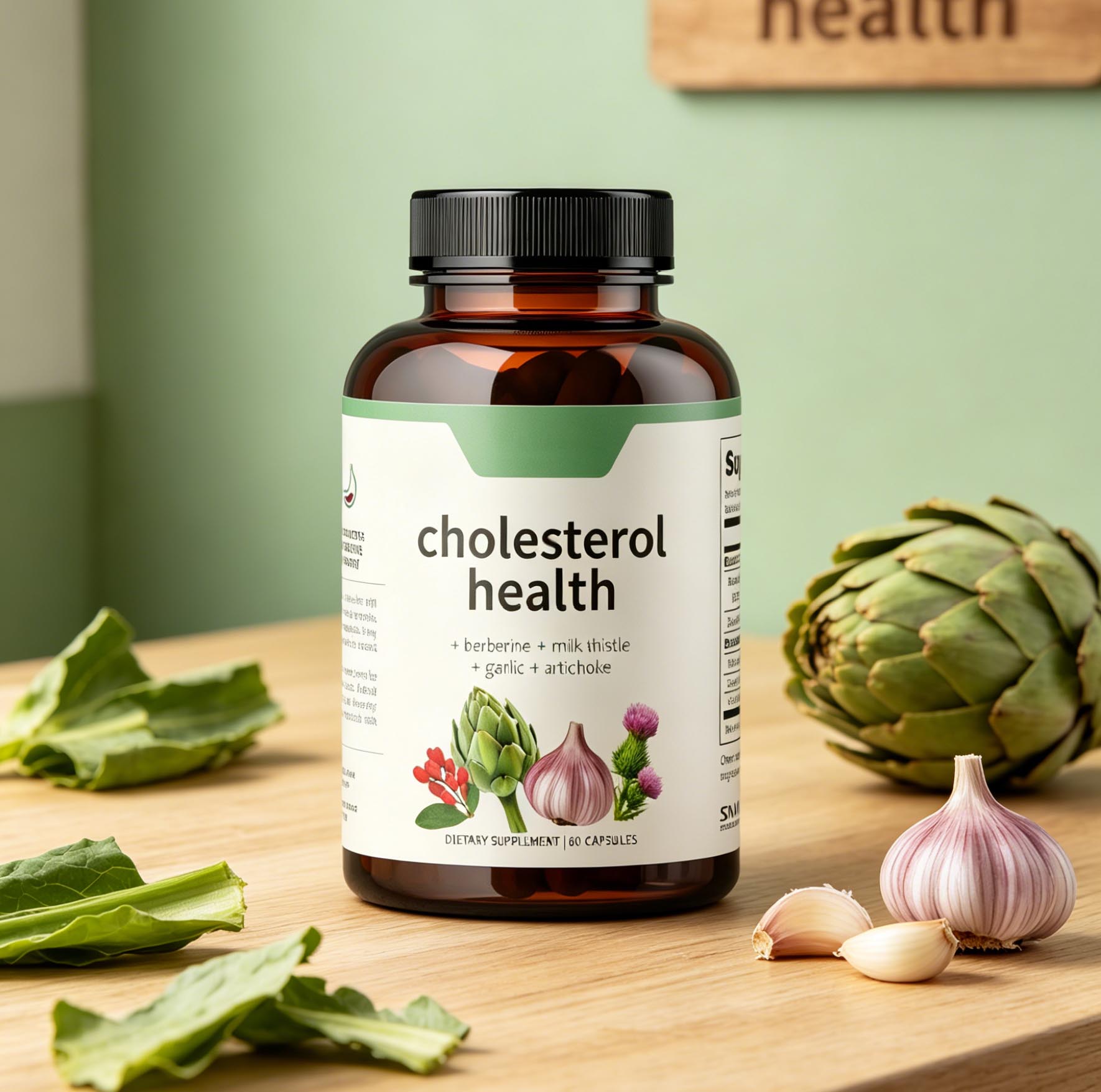 Clean label certification showing vegan, non-GMO, and gluten-free attributes