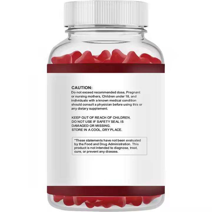 Vegan, gluten-free, and non-GMO maca gummy clean label profile